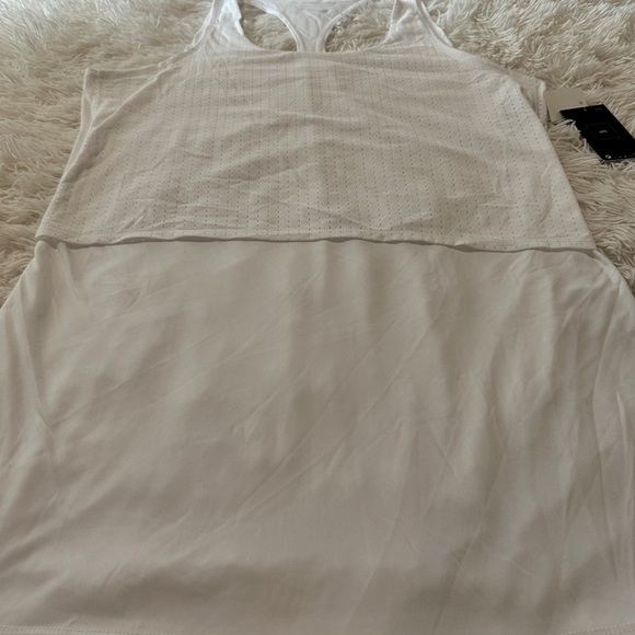 Nike Swim White Layered Racerback Tank Top Size Large – NWT - Picture 11 of 16
